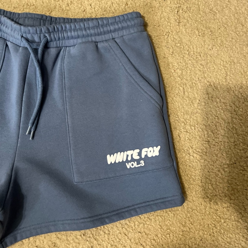 White Fox Boutique Volume 3 Sweatshirt & Shorts Set (Ocean) - Picture 11 of 16